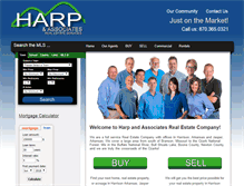 Tablet Screenshot of harpandassociates.com